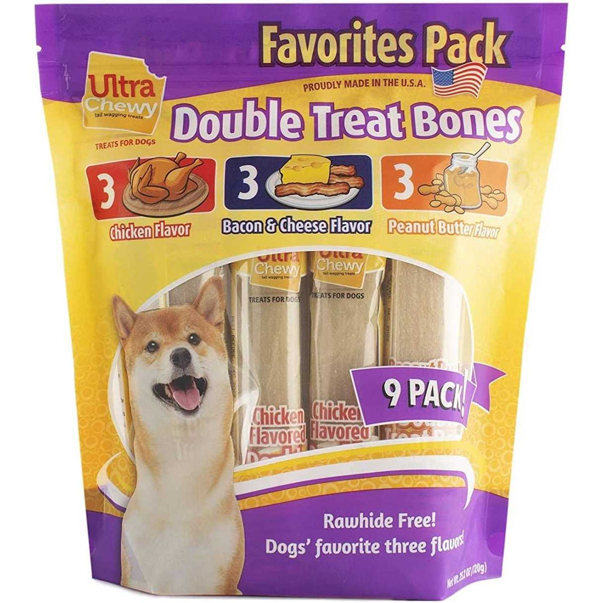 Double Treat Bones Dog Treats K8545