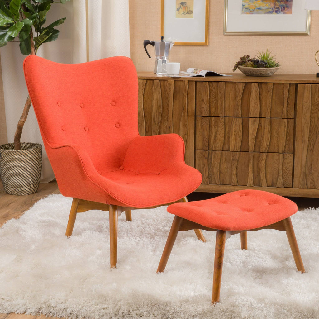Grey Mid Century Chair Set U338372