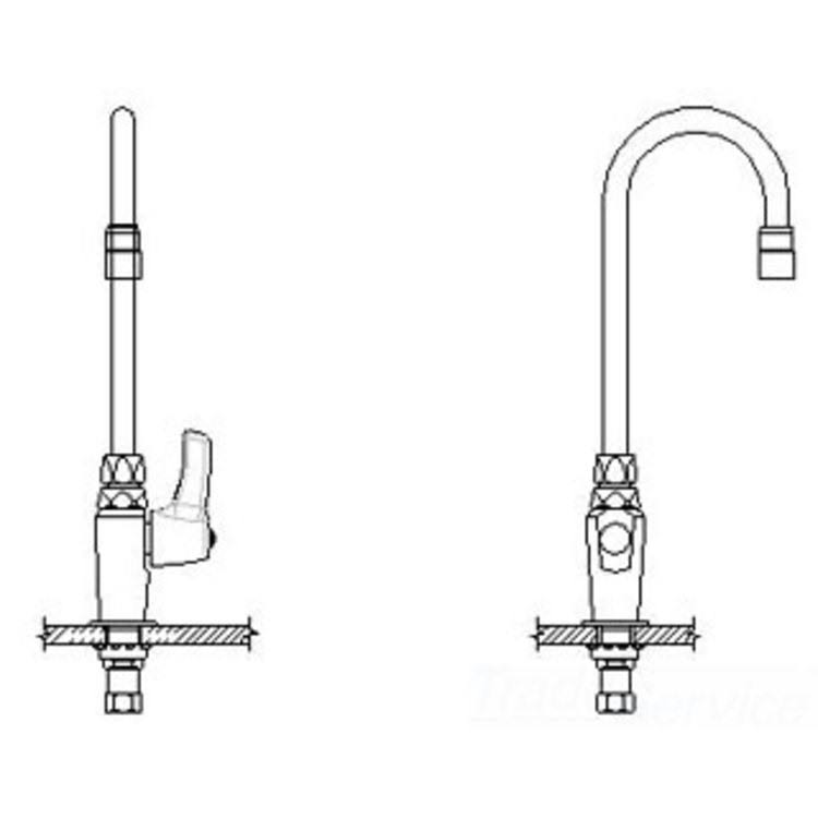 Chrome Pantry Faucet F75282