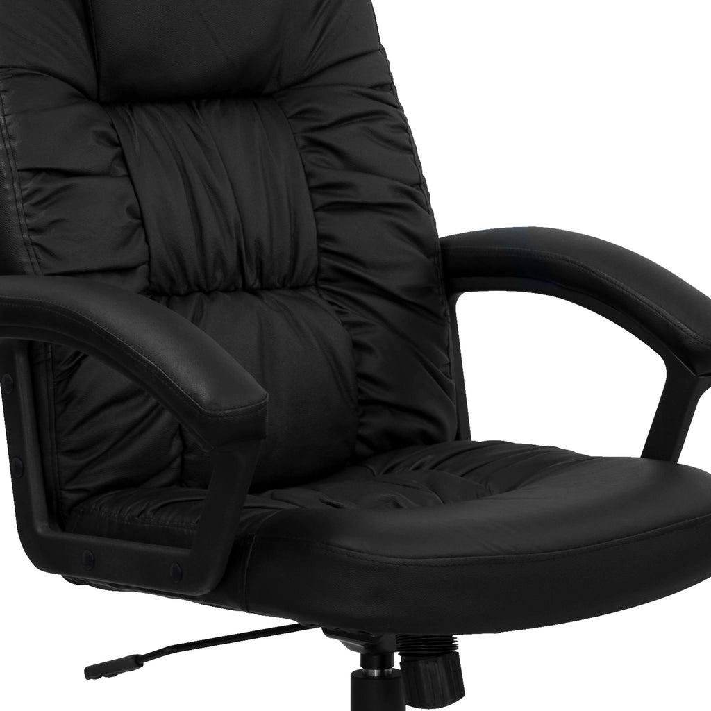 Black LeatherSoft Executive Office Chair U9947