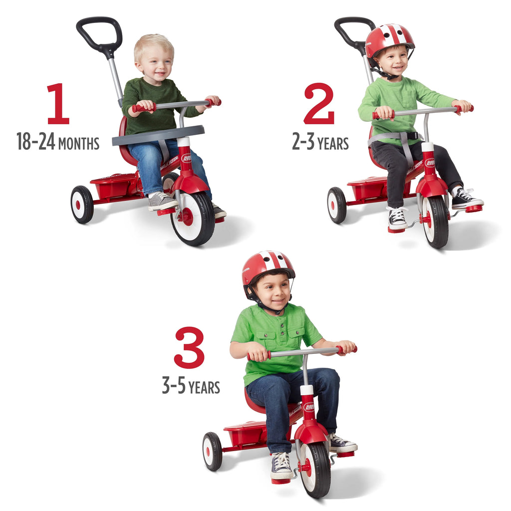 Red 3-in-1 Tricycle F260