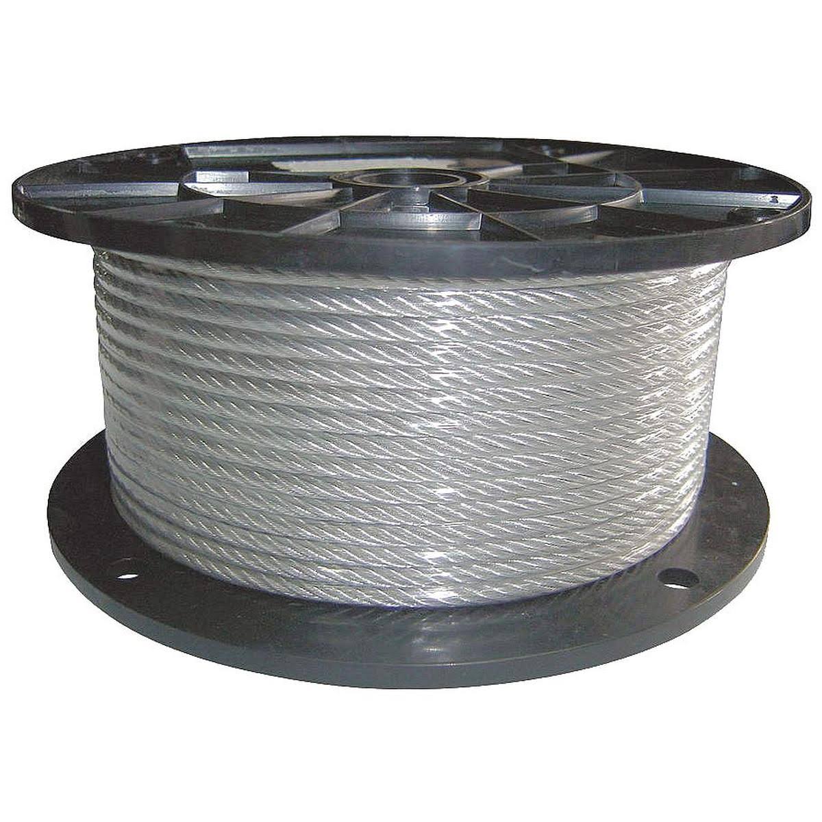 Cable 3/16 in Dia. 25 ft. 7 x 19 Vinyl S95566