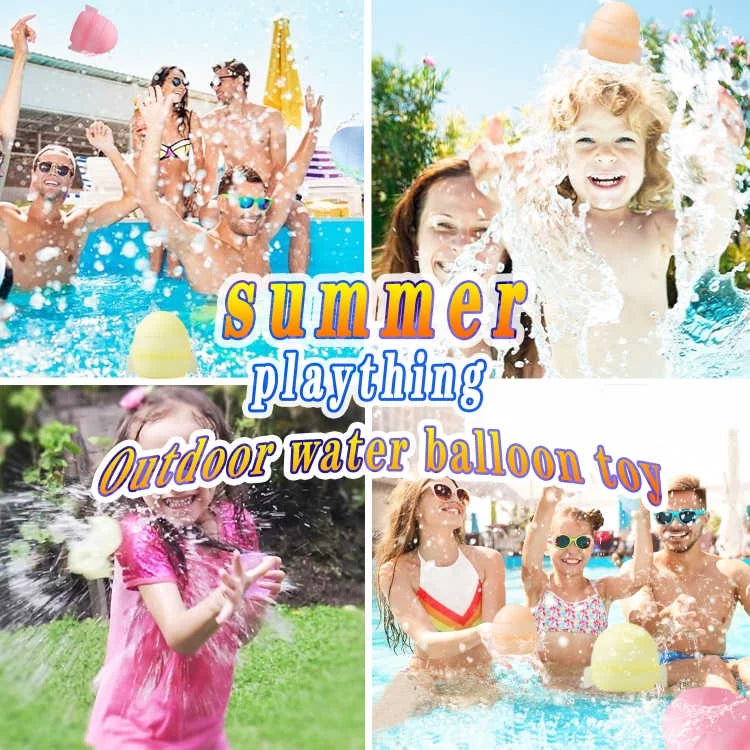 12 PCS Reusable Water Balloons with Mesh Bag Y509
