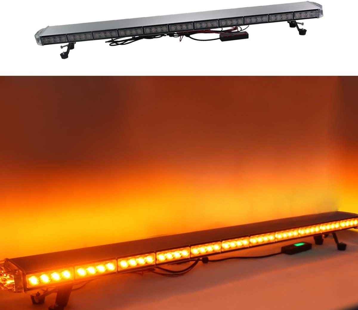 Amber LED Strobe Light Bar W66612