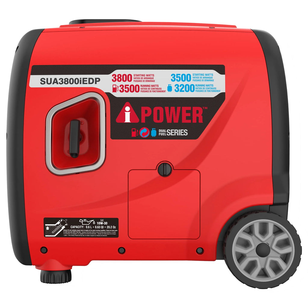 3,800-Watt Dual Fuel Portable Inverter Generator with CO Sensor U532693