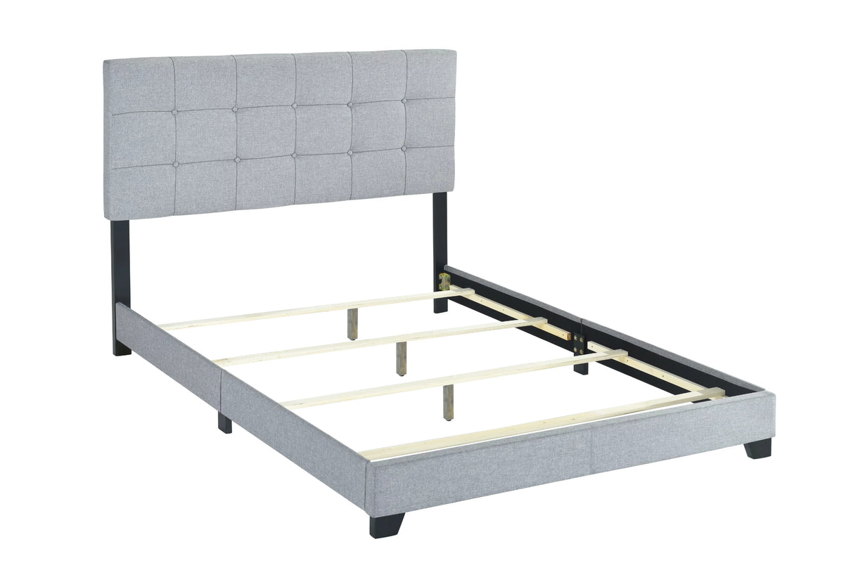 Gray Queen Panel Bed A315392