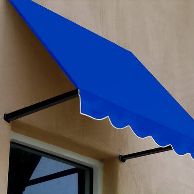 Bright Blue Window Awning E505542
