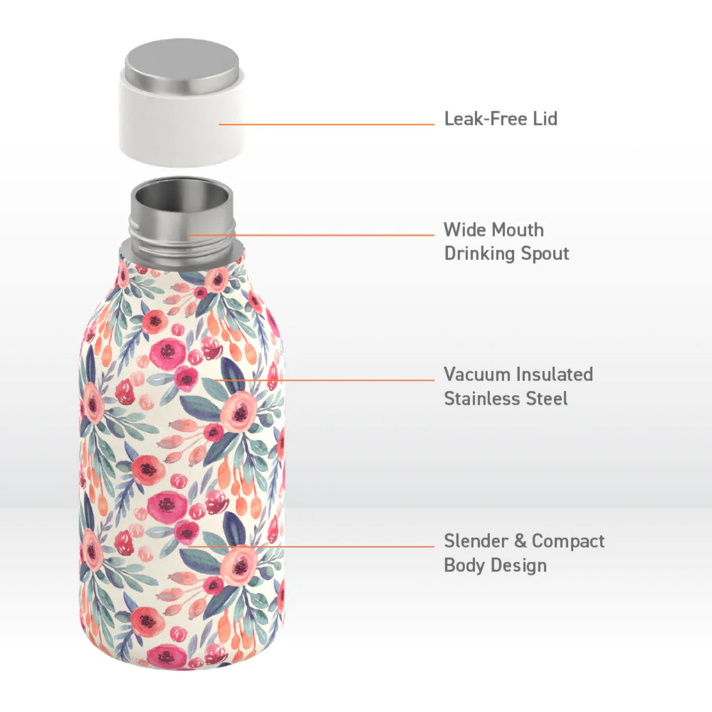 Insulated Double Walled Stainless Steel Bottle 16 Ounce H704233