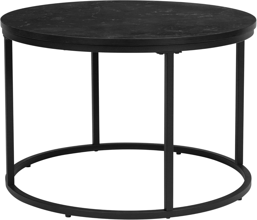 Black Kitchen End Table 15.25 Dia Set of 1 M54732