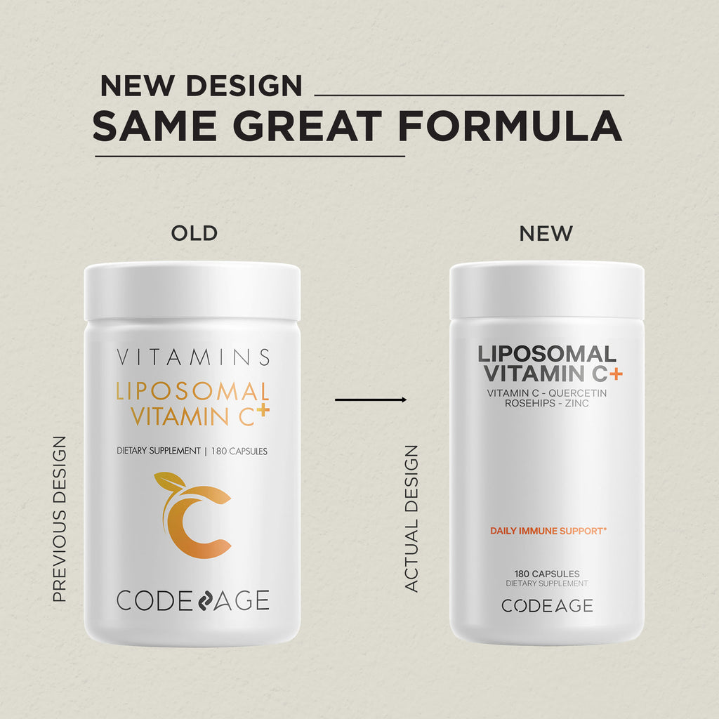 Liposomal Vitamin C 1500mg with Zinc, Elderberry, Quercetin & Rose Hips, 180 ct N4933