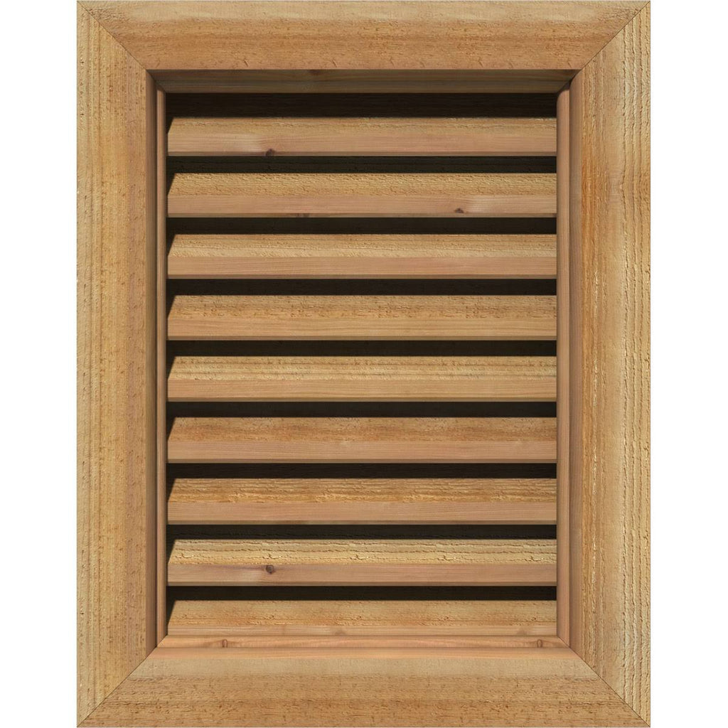 Unfinished Functional Vertical Gable Vent P1069