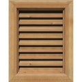 Unfinished Functional Vertical Gable Vent P1069