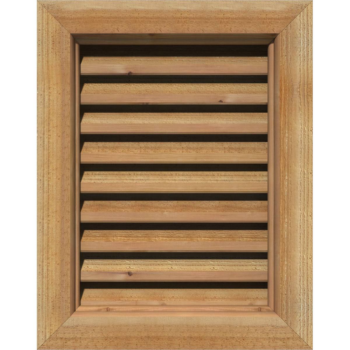 Unfinished Functional Vertical Gable Vent P1069