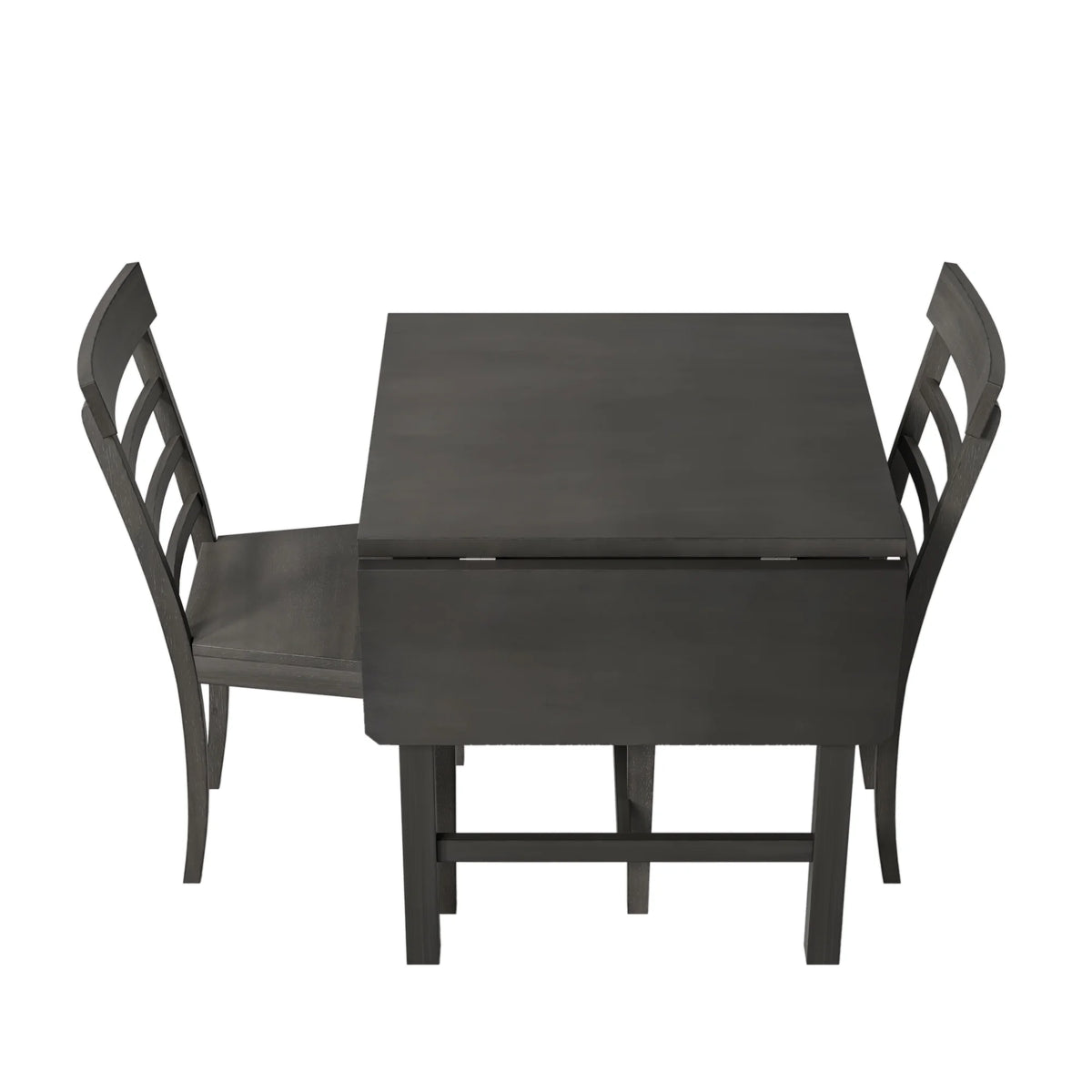 5-Piece Wood Drop Leaf Dining Table Set with 4 Chairs O22245