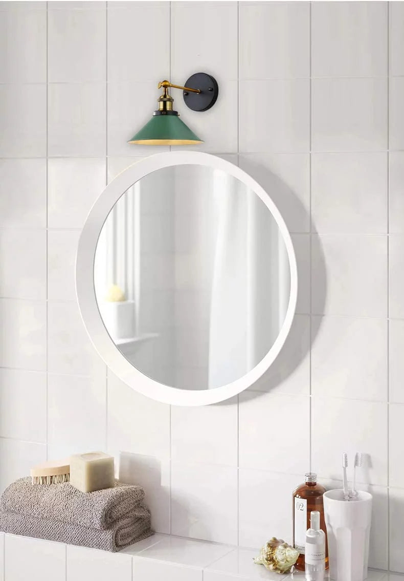 Dark Green 2-Lights Battery Wall Sconce Light Fixture R557