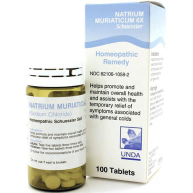 Natrium Muriaticum 6X 100 Tablets E840492