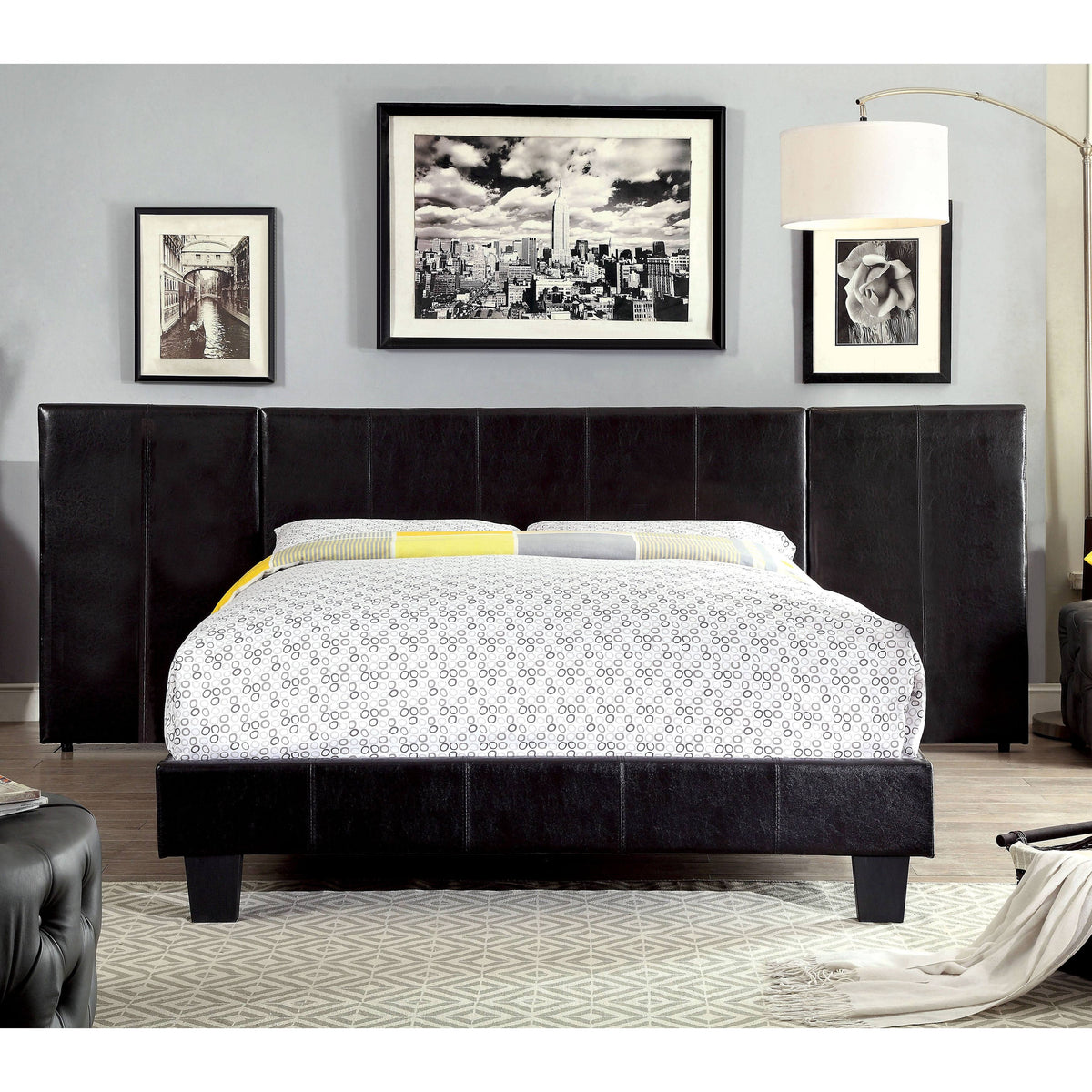 White Traditional Headboard Panels Set of 2 Z647773