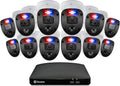 16 Channel 12 Cameras DVR CCTV Wired Surveillance System L210812
