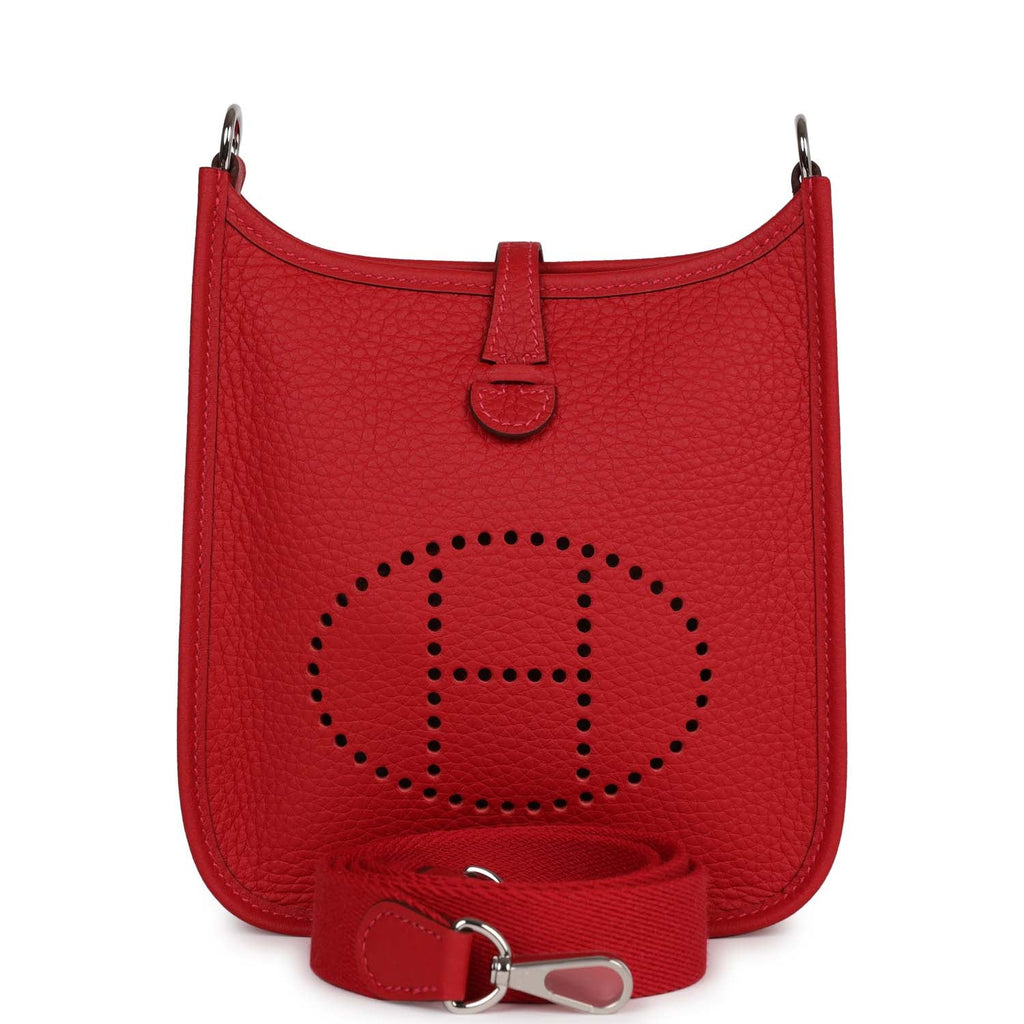 Rouge Piment Clemence Palladium Hardware Bag I9519