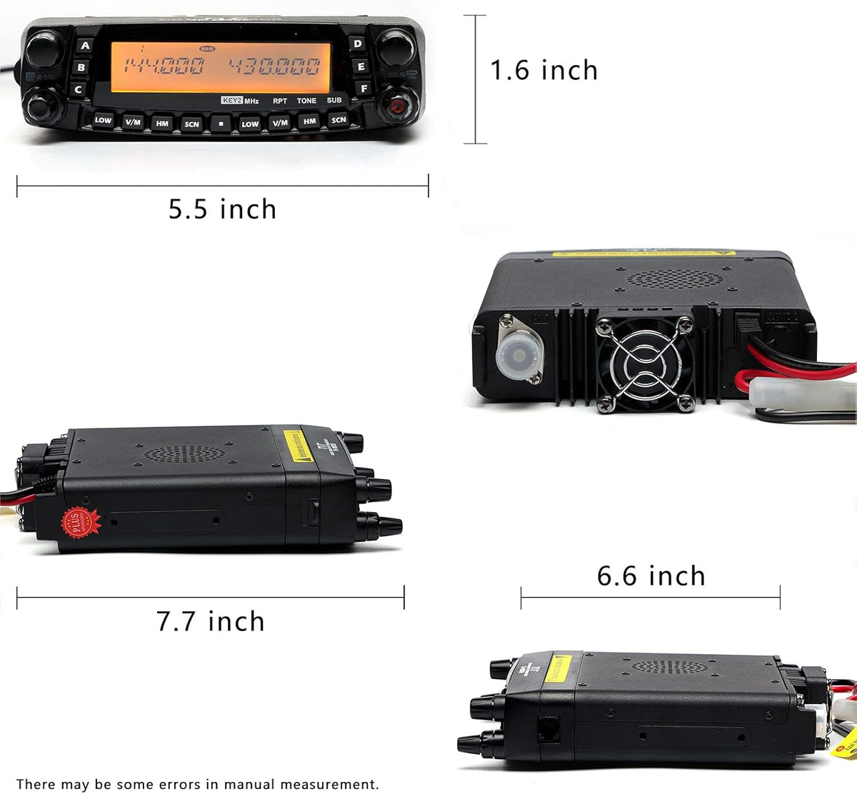 Quad Band 50W Mobile Transceiver Vehicle Radio Q77564