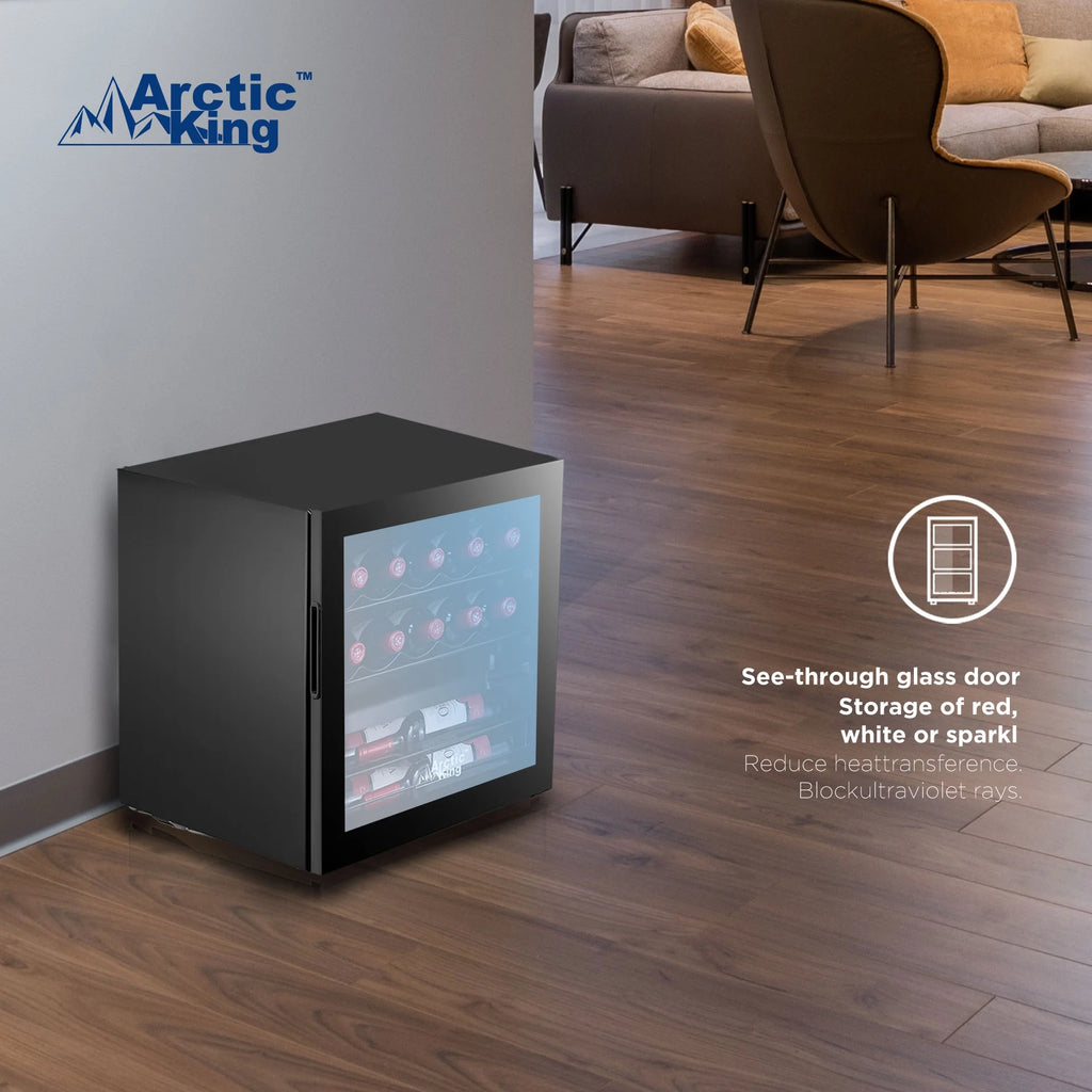 14-Bottle Wine Cooler with Glass Door L84484