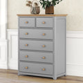 Rustic Wooden 6 Drawer Storage Cabinet R868308
