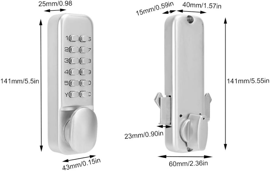 Mechanical Password Door Lock C1341
