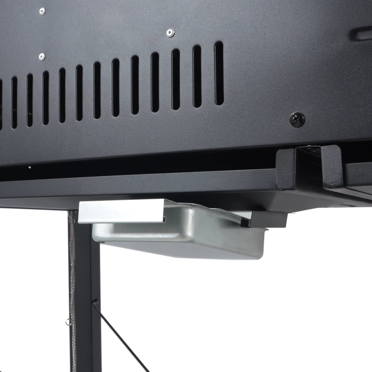 Dual Fuel Gas & Charcoal Combo Grill, Black with Stainless J29202