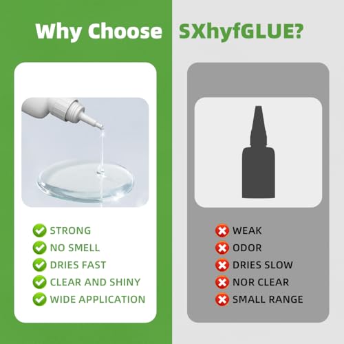 2 Packs Super Glue Gel for Shoes, Ceramics, Metal, Plastic, Wood, Leather, Glass G20012