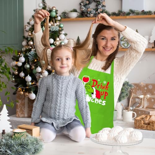 Christmas Baking Apron with 2 Pockets N6203