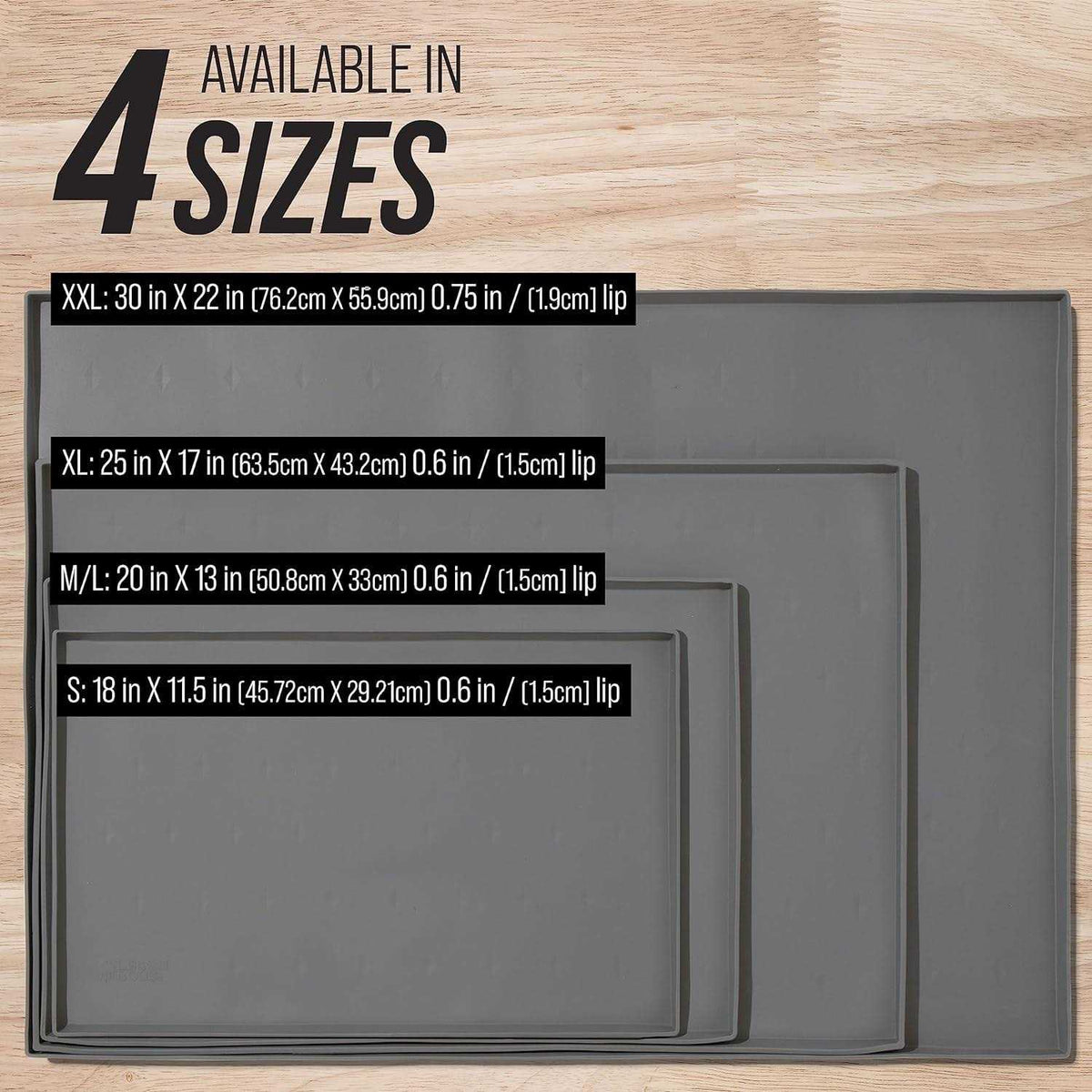 Splash Mat Dog Food Mat with Tall Lip Y677