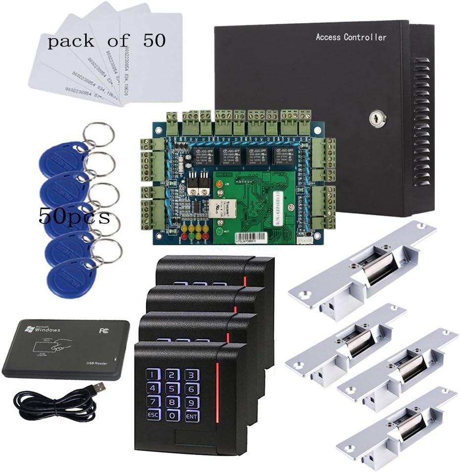 110V Door Access Control Board Kit Metal Power Box E98306