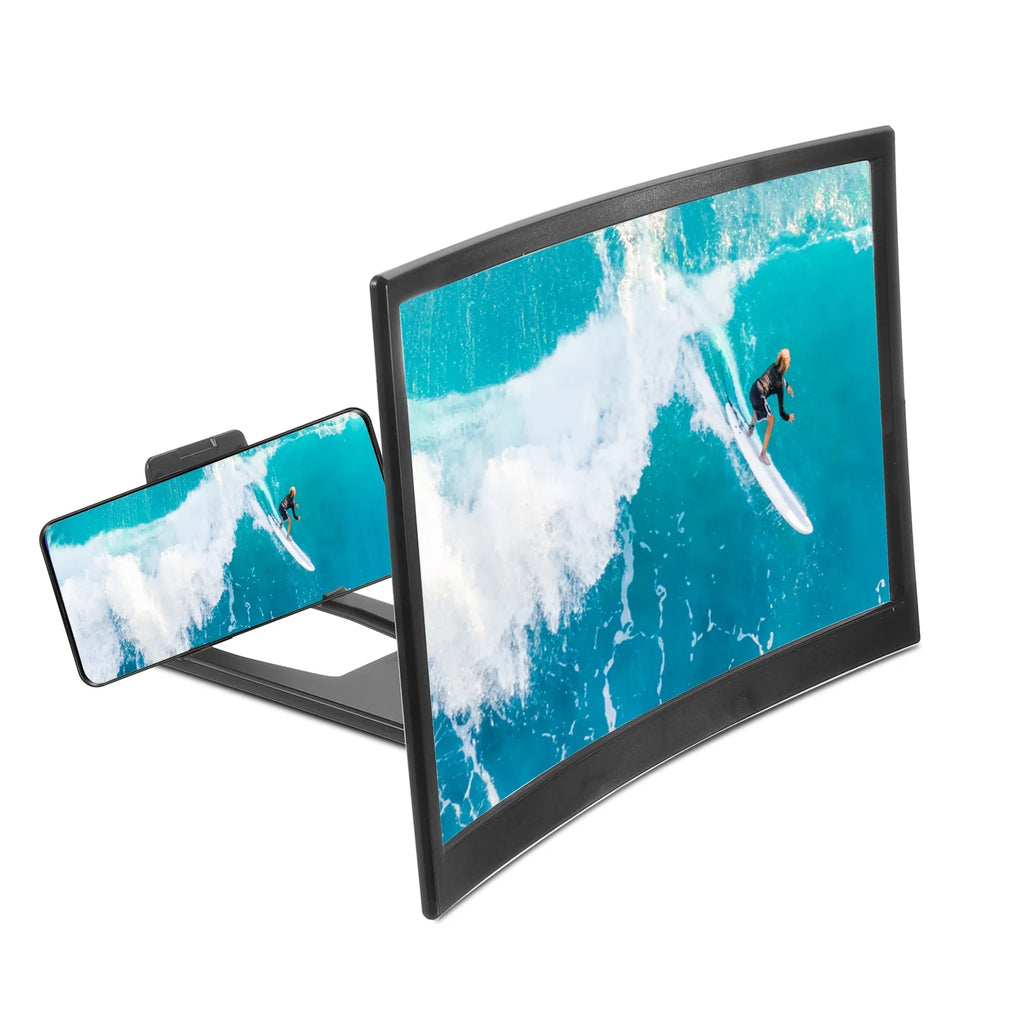 Black 3D HD Screen Magnifier Stand T344