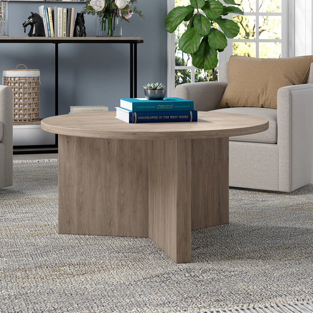 Grey Grain Round Coffee Table G94612