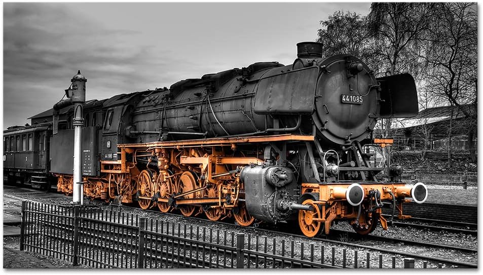 Vintage Steam Train Canvas Wall Art 20x36 R306189