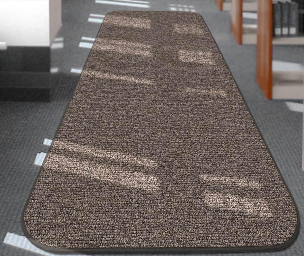 Skid-Resistant Carpet Runner Pebble Gray 12 Feet X 36 Inches M226