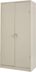 Tall Locking Steel Storage Cabinet with 4 Adjustable Shelves C68640