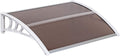 Polycarbonate Patio Door Awning Canopy 40 x 120 White E966811