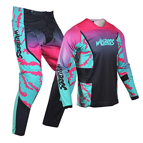 Mens Motocross Jersey Pants Combo MX Gear Set B945101