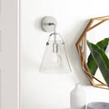 Polished Nickel Armed Sconce F410