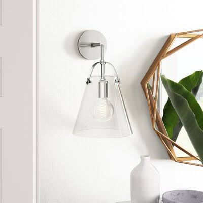 Polished Nickel Armed Sconce F410