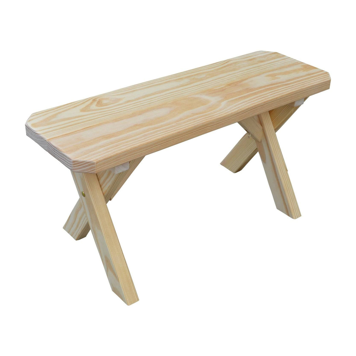 Caribbean Blue Crossleg Bench E23695