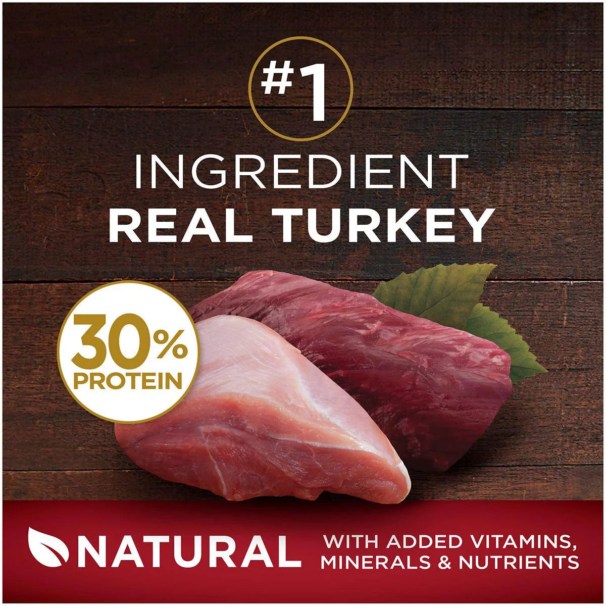 Adult Natural Turkey and Venison Recipe Dry Dog Food R3208