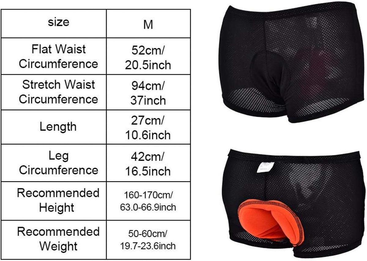 Men Outdoor Cycling Shorts 3D Padded Bike Bicycle Riding Shorts Pants Q259224