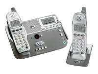 Cordless phone with answering system, caller ID, 2.4 GHz, gray, silver K2783