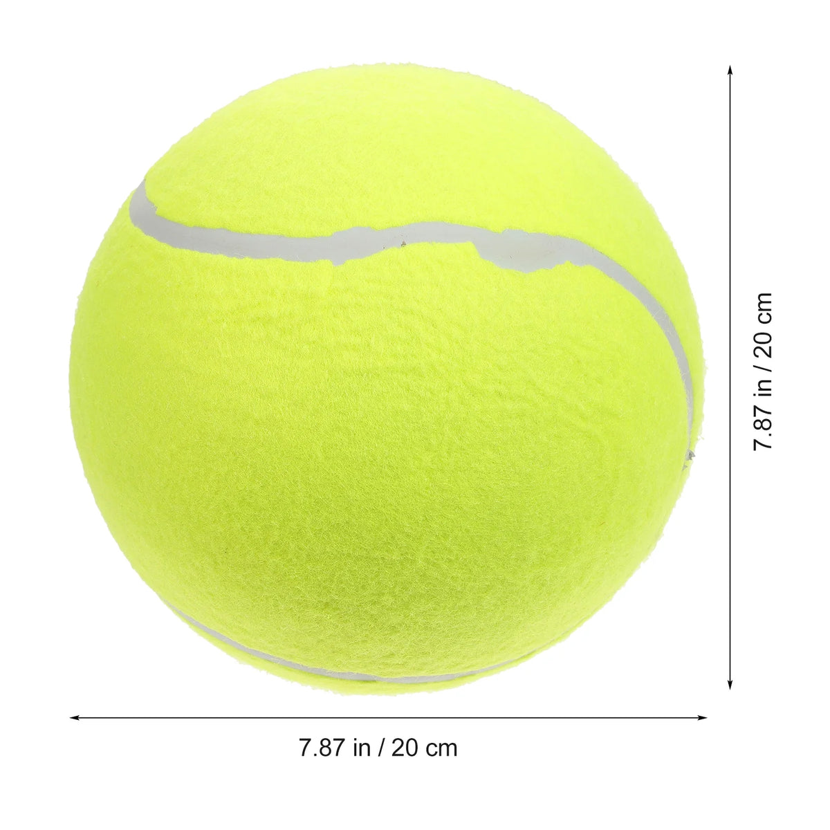 Yellow Inflatable Flannel Ball W7479