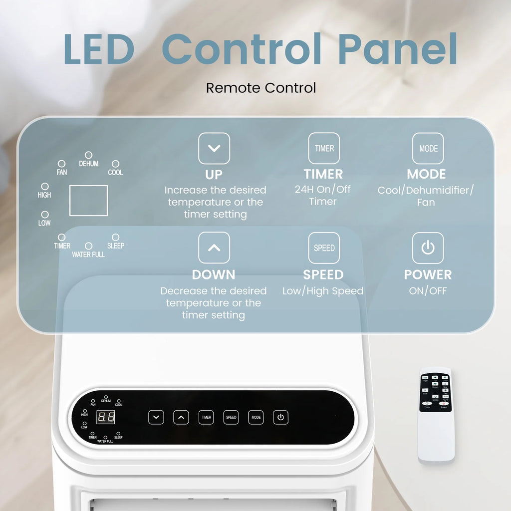 Portable Air Conditioner 5000BTU with Remote V3171
