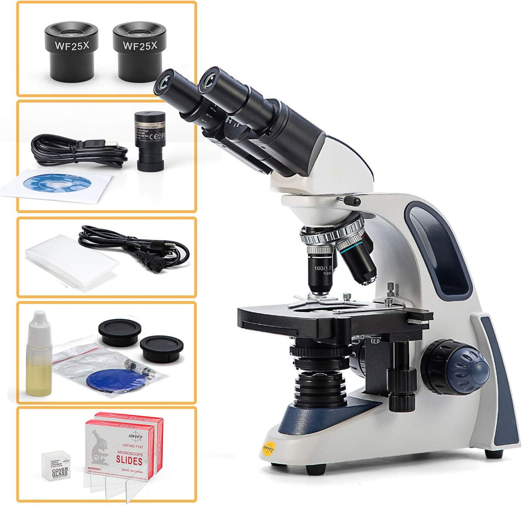Binocular Compound Microscope with 5.0 mp Camera A742