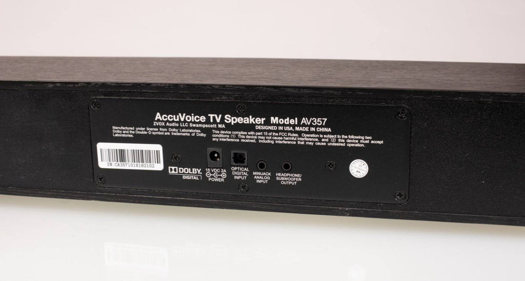 24x22 Wood TV Speaker with 12 Levels of Voice Boost I11960