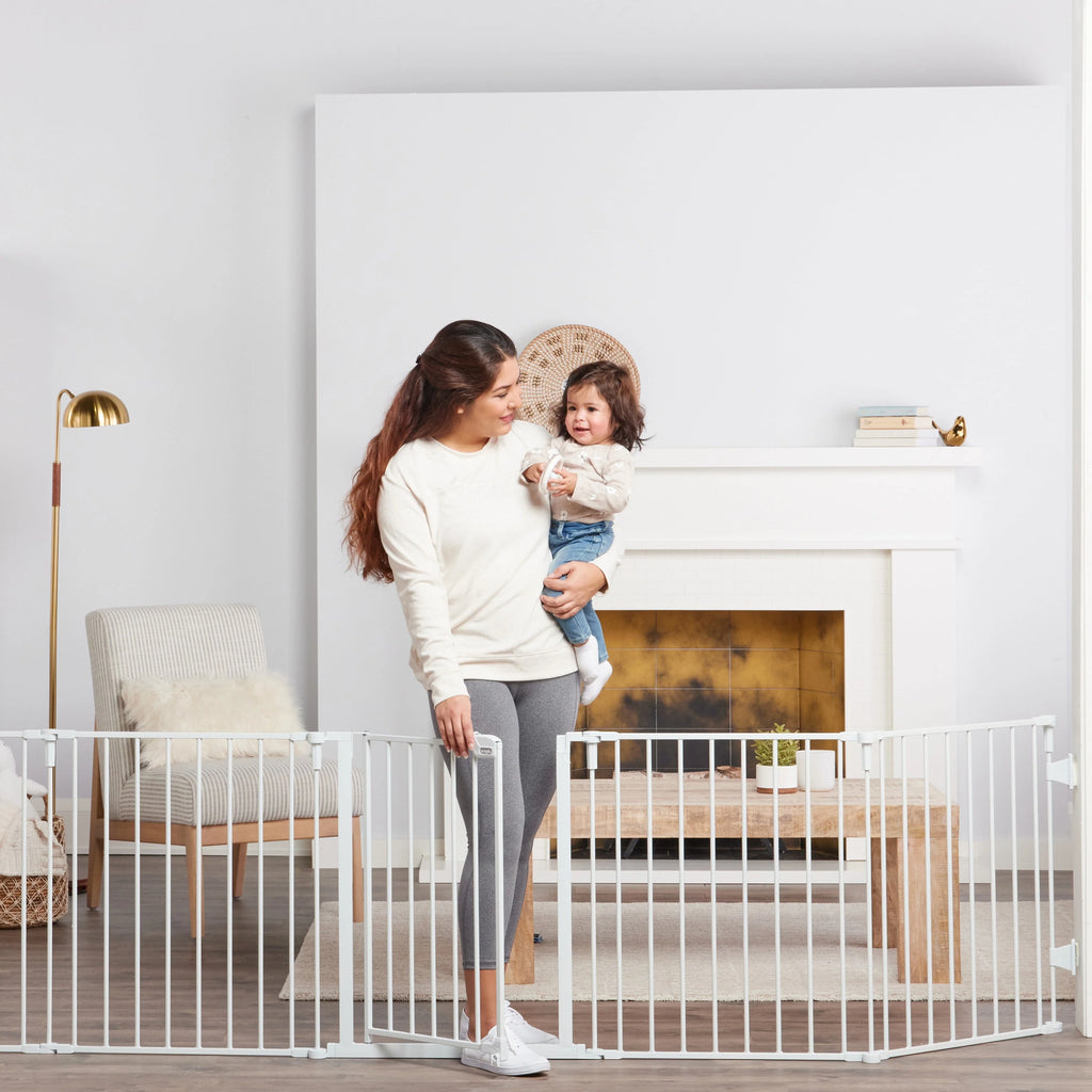 Super Wide White Baby Gate Z514584